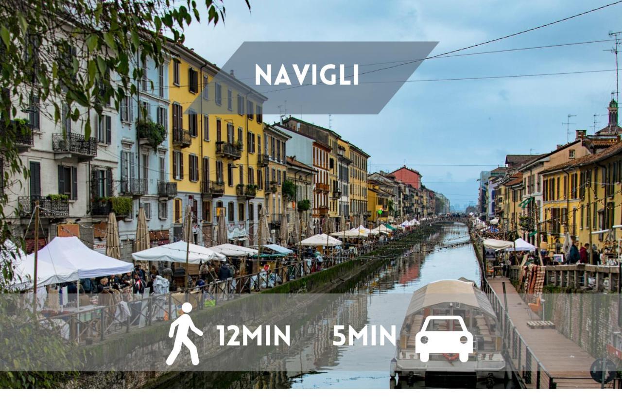 Loft Duomo Navigli 12 Min A Piedi Appartement Milaan Buitenkant foto